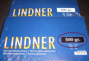Klemmstreifen Klemmtaschen 1.Wahl  500g schwarz Lindner