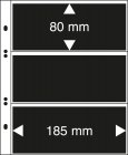 Multi Collect Einsteckblätter MU3103 glasklar/schwarz
