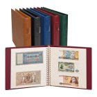 Banknoten Ringbinder mit 20 Blatt weiß Lindner 2810-