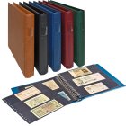 Banknoten Ringbinder mit 20 Blatt schwarz Lindner 2815-