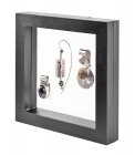 3D Schweberahmen Objektrahmen 130x130 ECO SCHWARZ
