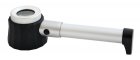 Leucht-Lupe LED Aufsetzleuchtlupe 10-fach LINDNER 7153