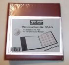 Münzalbum 2€ 50ct 2DM 5DM 10€ mit 5 Seiten Kobra FZ-SO ROT