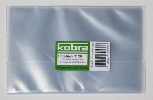 107x150mm A6 Einsteckkarten Hülle Normalfolie KOBRA T26