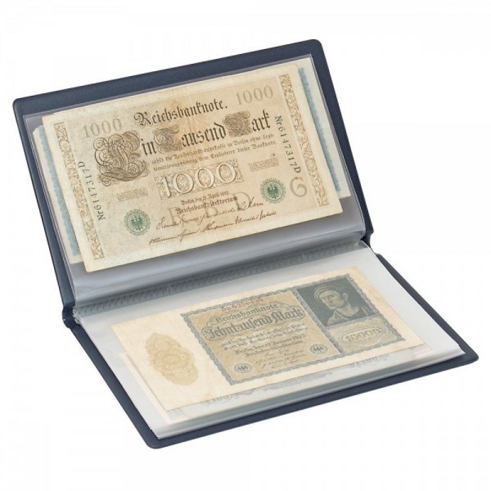 Taschenalbum für Banknoten und Belege bis 210x125mm LINDNER S818