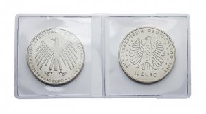 Münztäschchen Münztaschen Doppelhüllen bis 40mm 100 Stück LINDNER 2054