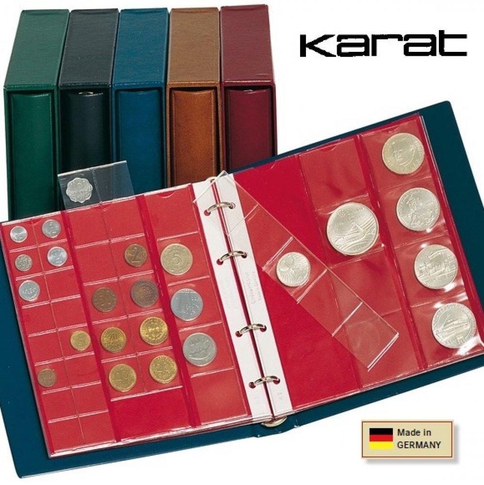 KARAT Ringbinder Classic  bestückt + Kassette Lindner 1106EK-