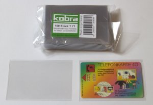 Schutzhüllen  56x88 100 Stück Hartfolie KOBRA T71