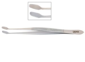 Pinzette geb.Schaufel Edelstahl 150mm Lindner 2068