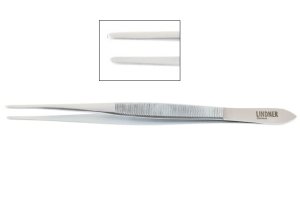 Pinzette ger.Spitze Edelstahl 150mm Lindner 2067