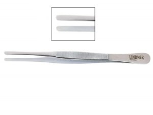  Pinzette ger.Spitze Edelstahl 115mm Lindner 2065