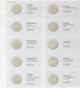 KARAT Vordruckblatt 2€ Lindner 1118-44 2025