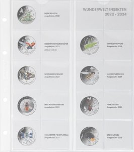 KARAT Vordruckblatt 5€ 2022-2024 Lindner 1119-4